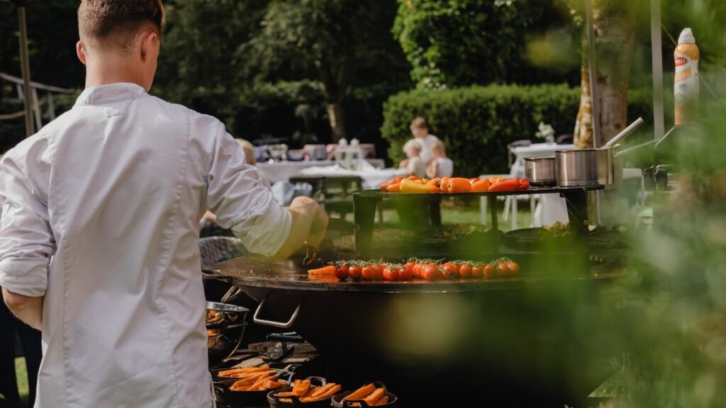 kok aan huis rob haaksma tijdens een catering