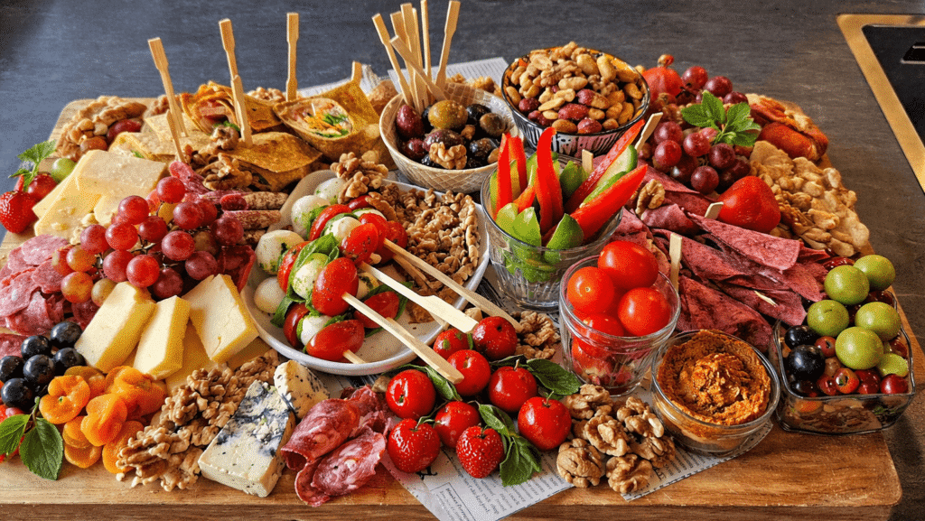 borrelplank van haaksmaak voor 15 personen